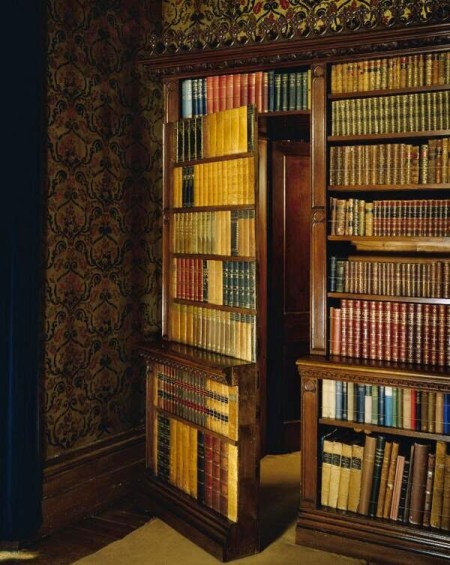 hidden doorway bookcase