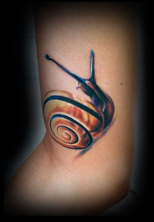 bicep-snail-color-ink-tattoo