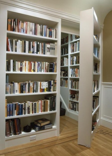hidden bookcase
