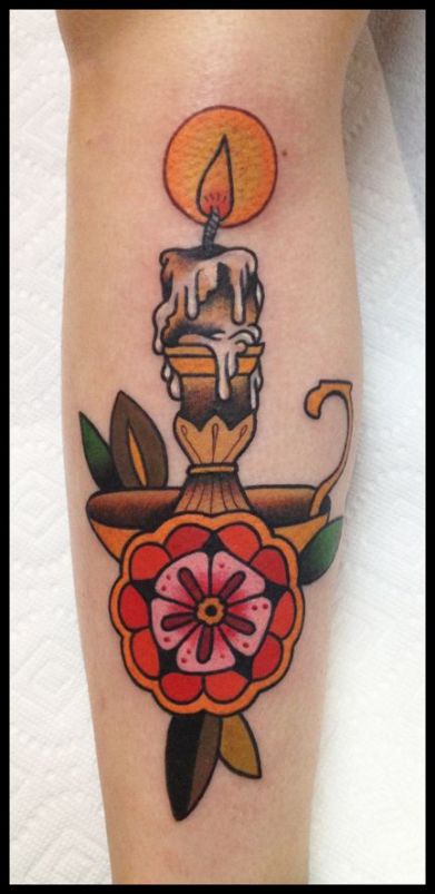 candle-tattoo